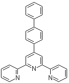 4'-(联苯-4-基)-2,2':6',2''-三联吡啶分子结构 (CAS 279674-33-8)