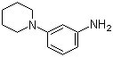 3-(1-哌啶基)苯胺分子结构 (CAS 27969-75-1)
