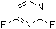 2,4-二氟嘧啶分子结构 (CAS 2802-61-1)