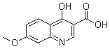 4-羟基-7-甲氧基-3-喹啉羧酸分子结构 (CAS 28027-17-0)