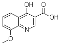 4-羟基-8-甲氧基-3-喹啉羧酸分子结构 (CAS 28027-18-1)