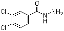 3,4-二氯苯甲酰肼分子结构 (CAS 28036-91-1)