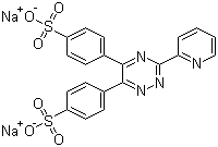 菲啰嗪二钠盐分子结构 (CAS 28048-33-1)