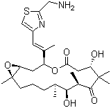 21-氨基埃坡霉素 B分子结构 (CAS 280578-49-6)