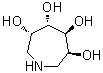 (3S,4S,5S,6S)-六氢-1H-氮杂卓-3,4,5,6-四醇分子结构 (CAS 280745-41-7)