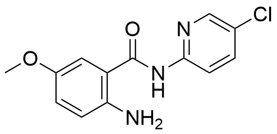 2-Amino-N-(5-chloro-2-pyridinyl)-5-methoxybenzamide molecular structure (CAS 280773-17-3)