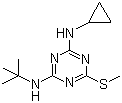 结构式 CAS# 28159-98-0, 2-叔丁氨基-4-环丙氨基-6-甲硫基-s-三嗪