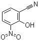 结构式 CAS# 28177-79-9, 2-羟基-3-硝基苯甲腈
