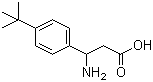 3-氨基-3-(4-叔丁基苯基)丙酸分子结构 (CAS 282524-82-7)