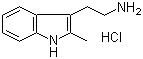 2-甲基-1H-吲哚-3-乙胺盐酸盐分子结构 (CAS 2826-95-1)