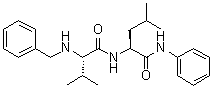 N-(苯基甲基)-L-缬氨酰-N-苯基-L-亮氨酰胺分子结构 (CAS 282726-49-2)