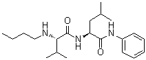 N-丁基-L-缬氨酰-N-苯基-L-亮氨酰胺分子结构 (CAS 282729-30-0)