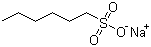 结构式 CAS# 2832-45-3, 1-己烷磺酸钠