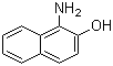 1-氨基-2-萘酚分子结构 (CAS 2834-92-6)