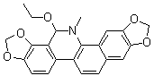 14-乙氧基-13,14-二氢血根碱分子结构 (CAS 28342-31-6)