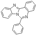 6-苯基苯并咪唑并[1,2-c]喹唑啉分子结构 (CAS 28381-92-2)