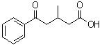 4-苯甲酰基-3-甲基丁酸分子结构 (CAS 2840-61-1)