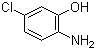 结构式 CAS# 28443-50-7, 2-氨基-5-氯苯酚; 2-氨基-5-氯酚
