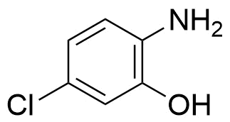 2-Amino-5-chlorophenol molecular structure (CAS 28443-50-7)
