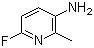 2-氟-5-氨基-6-甲基吡啶分子结构 (CAS 28489-47-6)