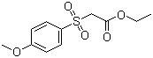 2-[(4-甲氧基苯基)磺酰基]乙酸乙酯分子结构 (CAS 2850-21-7)