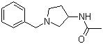 1-苄基-3-乙酰胺基吡咯烷分子结构 (CAS 28506-01-6)