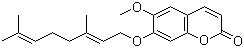 7-香叶草氧基-6-甲氧基香豆素分子结构 (CAS 28587-43-1)