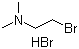 structure of CAS# 2862-39-7, 2-Bromo-N,N-dimethylethylamine hydrobromide;(2-bromoethyl)dimethylamine hydrobromide