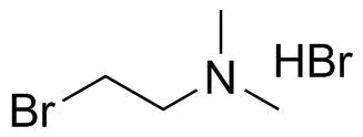 N,N-二甲胺基溴乙烷氢溴酸盐分子结构 (CAS 2862-39-7)