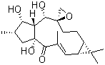 环氧续随子醇分子结构 (CAS 28649-60-7)