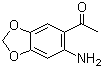 6'-Amino-3',4'-methylenedioxyacetophenone molecular structure (CAS 28657-75-2)