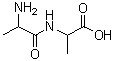 DL-丙氨酰-DL-丙氨酸分子结构 (CAS 2867-20-1)