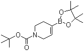 N-Boc-1,2,5,6-tetrahydropyridine-4-boronic acid pinacol ester molecular structure (CAS 286961-14-6)