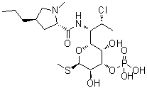 克林霉素 3-磷酸酯分子结构 (CAS 28708-34-1)
