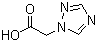 1H-1,2,4-三唑-1-乙酸分子结构 (CAS 28711-29-7)