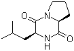 环(L-脯氨酰-L-亮氨酰)分子结构 (CAS 2873-36-1)