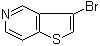 3-溴噻吩并[3,2-c]吡啶分子结构 (CAS 28783-18-8)