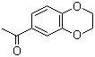 6-乙酰基-1,4-苯并二氧杂环分子结构 (CAS 2879-20-1)