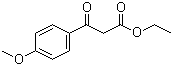 4-甲氧基苯甲酰乙酸乙酯分子结构 (CAS 2881-83-6)