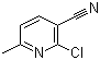 2-氯-6-甲基-3-吡啶甲腈分子结构 (CAS 28900-10-9)