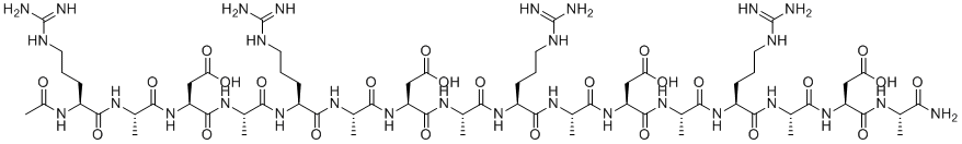 RADA16分子结构 (CAS 289042-25-7)