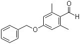 4-苄氧基-2,6-二甲基苯甲醛分子结构 (CAS 28924-92-7)