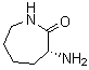 (R)-3-氨基-2-氮杂环庚酮分子结构 (CAS 28957-33-7)
