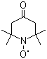 4-氧-2,2,6,6-四甲基哌啶-1-氧自由基分子结构 (CAS 2896-70-0)