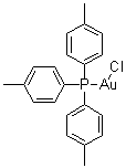 Chloro[tris(4-methylphenyl)phosphine]gold molecular structure (CAS 28978-10-1)