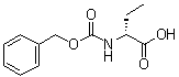 N-(苄氧羰基)-D-2-氨基丁酸分子结构 (CAS 2900-20-1)