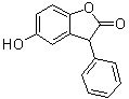 5-羟基-3-苯基-2-苯并呋喃酮分子结构 (CAS 29001-15-8)