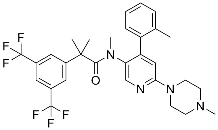 Netupitant molecular structure (CAS 290297-26-6)