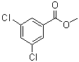 3,5-二氯苯甲酸甲酯分子结构 (CAS 2905-67-1)