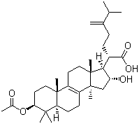 茯苓酸分子结构 (CAS 29070-92-6)